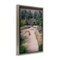 Stupell Industries Rounded Garden Path Bench Floating Frame By Deborah Revell